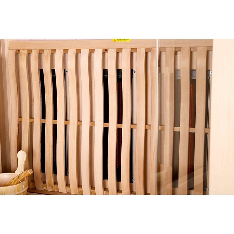 Sauna Combi Boreal® Elégance 2 - 150x125 Infrarouge + Vapeur 4/7