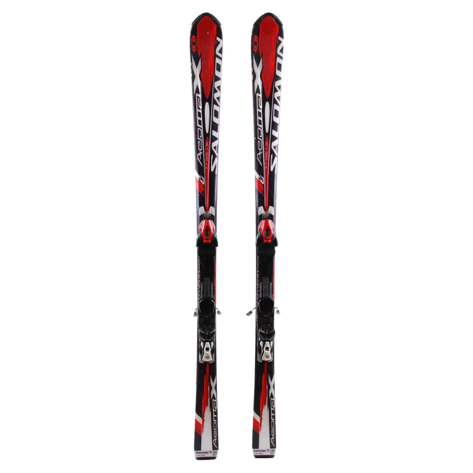 SALOMON RECONDITIONNE - Ski Salomon Aeromax Ti/sti + Fixations