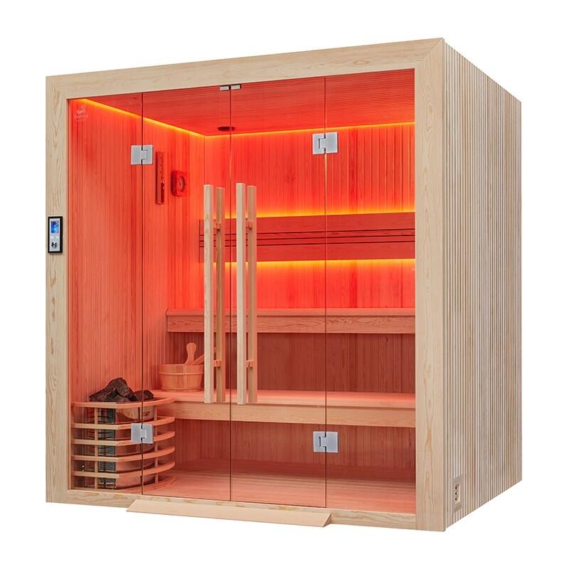 Sauna Boreal® Siberia PRO 200 - 4 à 6 personnes 200x170x210 4/7