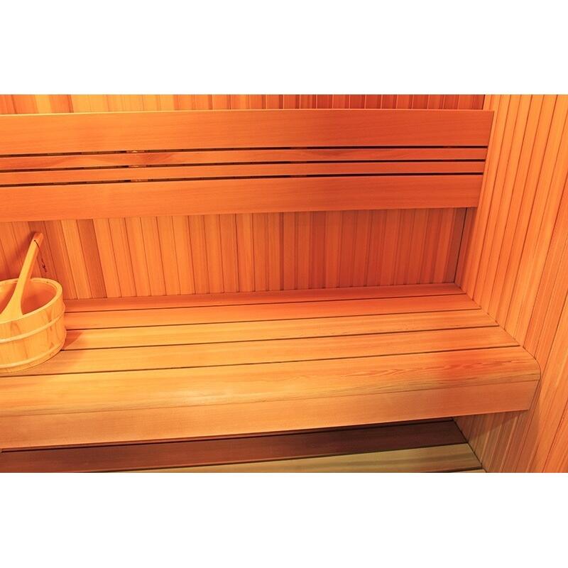 Sauna Boreal® Evasion 180 - sauna de luxe en cèdre rouge 3 à 4 personnes 4/7