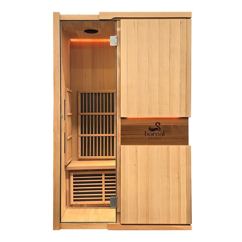 Sauna infrarouge BOREAL®CARBONE IR2 - 2 PLACES 120x100 1/7