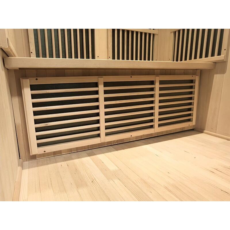 Sauna infrarouge BOREAL®CARBONE IR2 - 2 PLACES 120x100 6/7