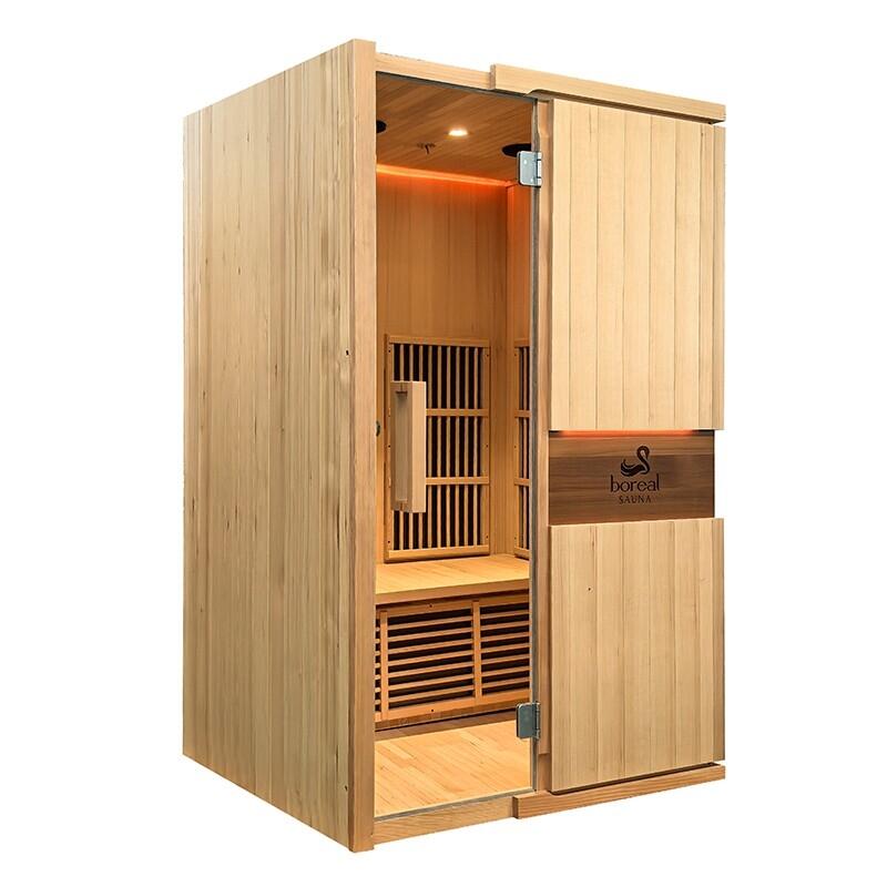 Sauna infrarouge BOREAL®CARBONE IR2 - 2 PLACES 120x100 2/7