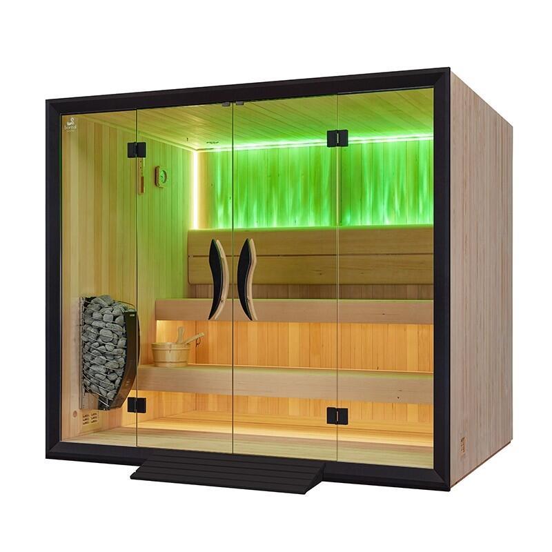 Sauna traditionnel Boreal® CELEST PRO 240 - 4 places - 240x180x210 cm 1/7