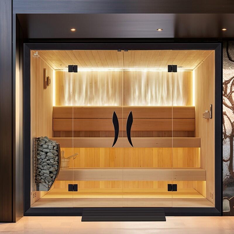 Sauna traditionnel Boreal® CELEST PRO 240 - 4 places - 240x180x210 cm 2/7
