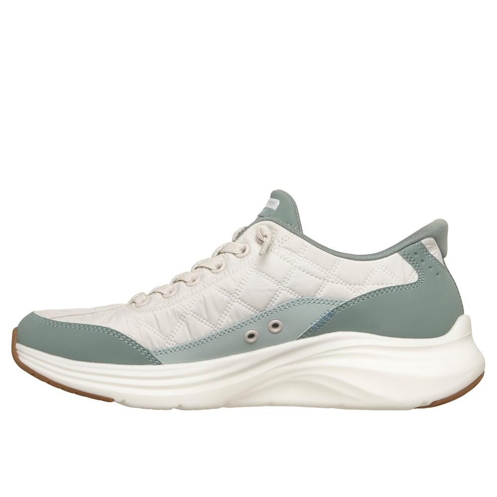 Baskets FEMME Skechers Slip-ins Vapor Foam doux tissu BLANC 6/7