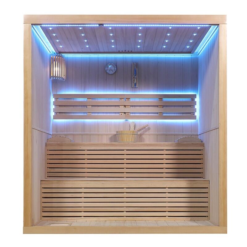 Sauna finlandais Nordica® Vapeur V45 - 4-5 places - 180 x 130 x H.200 6/7