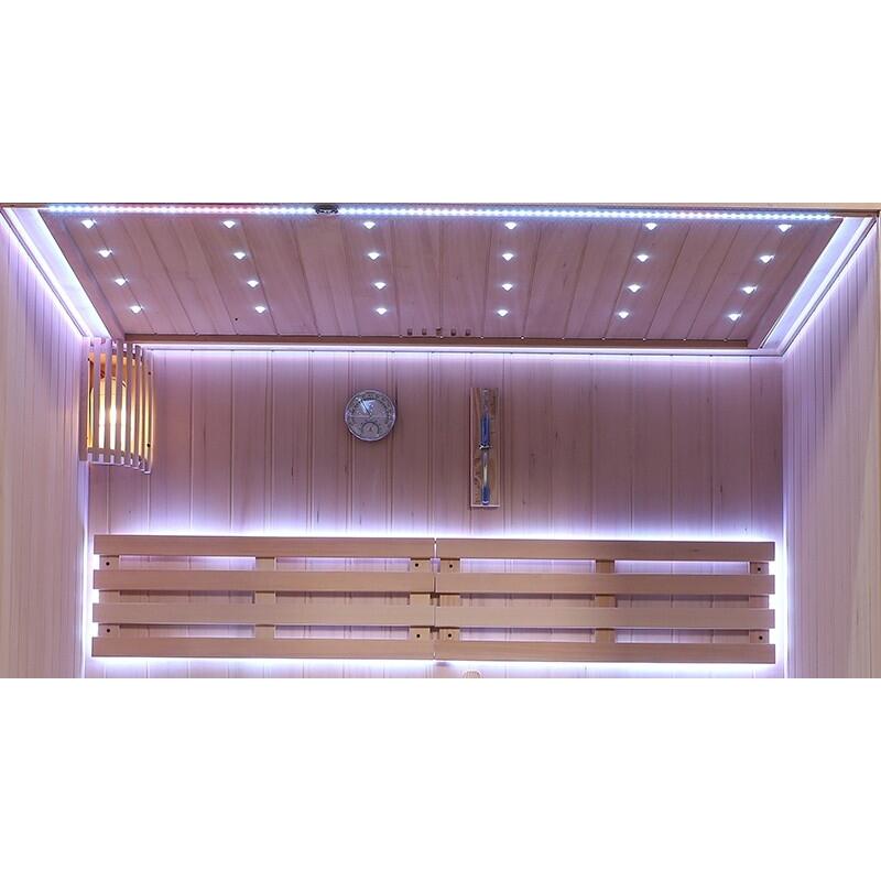 Sauna finlandais Nordica® Vapeur V45 - 4-5 places - 180 x 130 x H.200 7/7