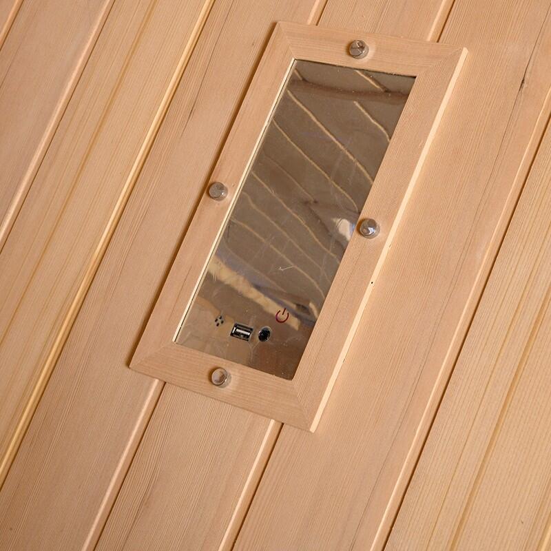 Sauna Combi Boreal® Elégance 200x200 Infrarouge + Vapeur 6/7