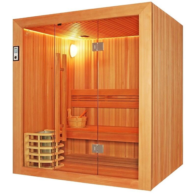 Sauna Boreal® Evasion 180 - sauna de luxe en cèdre rouge 3 à 4 personnes 3/7