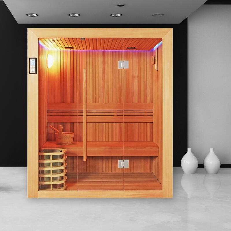 Sauna Boreal® Evasion 180 - sauna de luxe en cèdre rouge 3 à 4 personnes 2/7