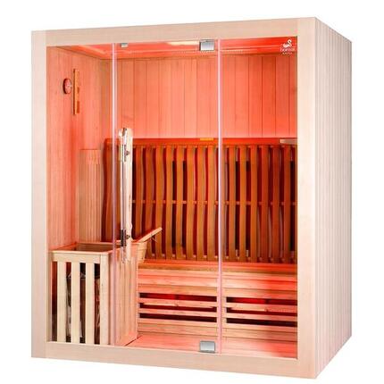 Sauna Combi Boreal® Elégance 3 - 175x125 Infrarouge + Vapeur