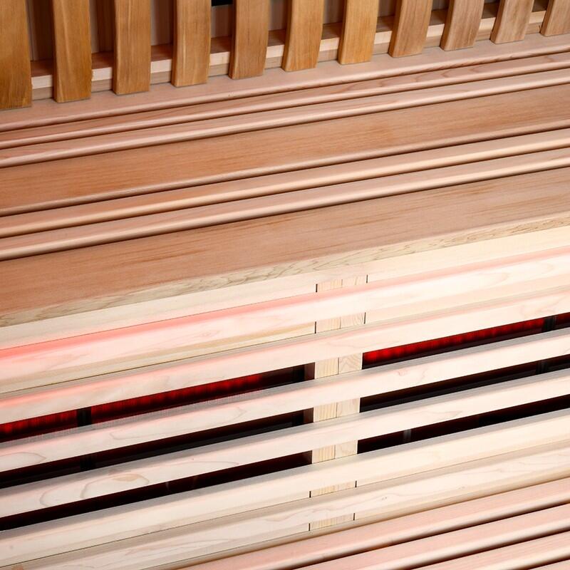 Sauna Combi Boreal® Elégance 3 - 175x125 Infrarouge + Vapeur 3/7