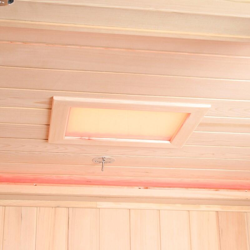 Sauna Combi Boreal® Elégance 3 - 175x125 Infrarouge + Vapeur 6/7