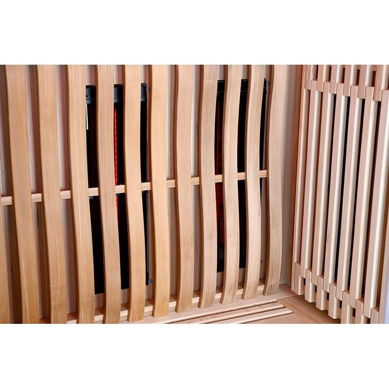 Sauna Combi Boreal® Elégance 3 - 175x125 Infrarouge + Vapeur 4/7
