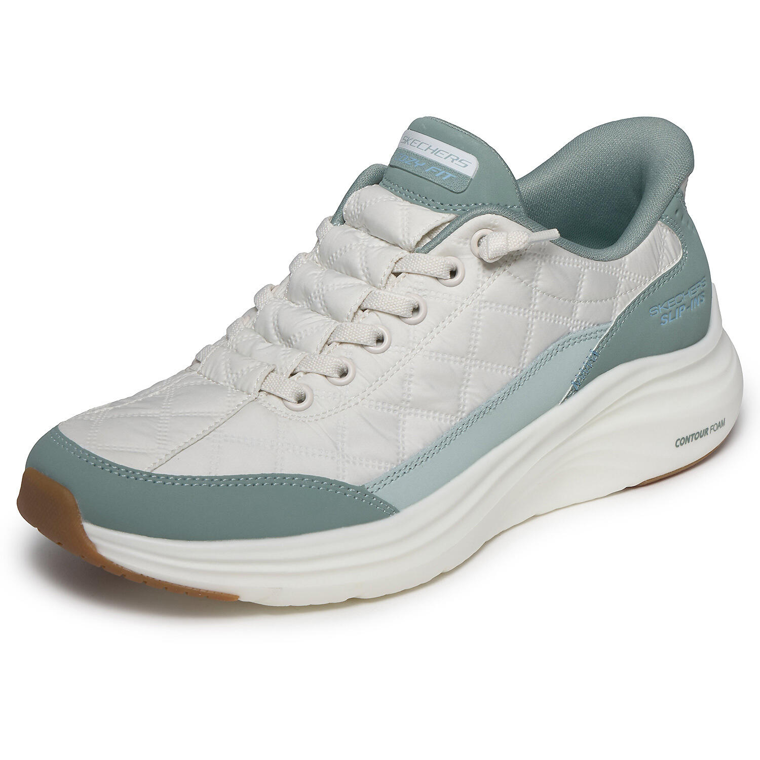 Zapatillas Femme Skechers Contour Foam - Cozy Fit Vert 6/7