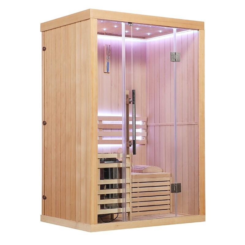 Sauna finlandais Nordica® Vapeur V12 - 1-2 places - 130 x 100 x H.200 3/7