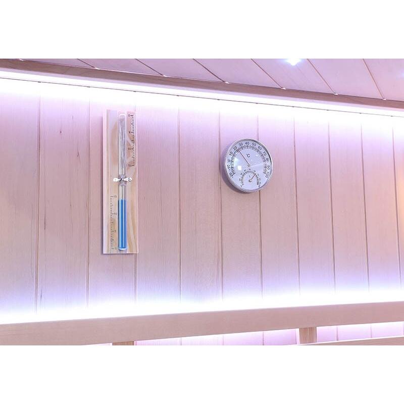 Sauna finlandais Nordica® Vapeur V12 - 1-2 places - 130 x 100 x H.200 7/7