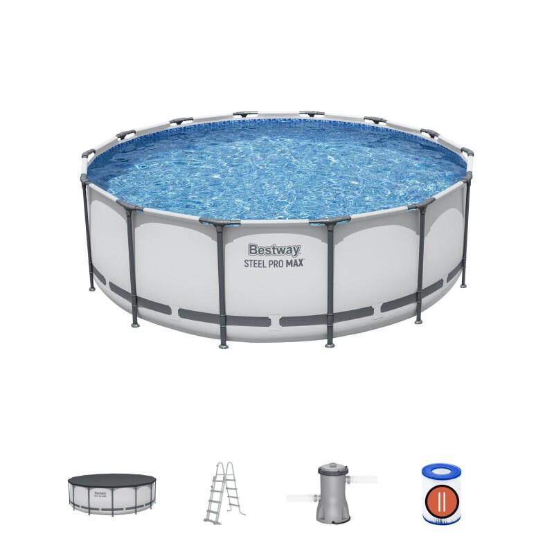 Bestway Piscine hors sol ronde Steel Pro MAX 427 x 122 cm Bestway 3/7