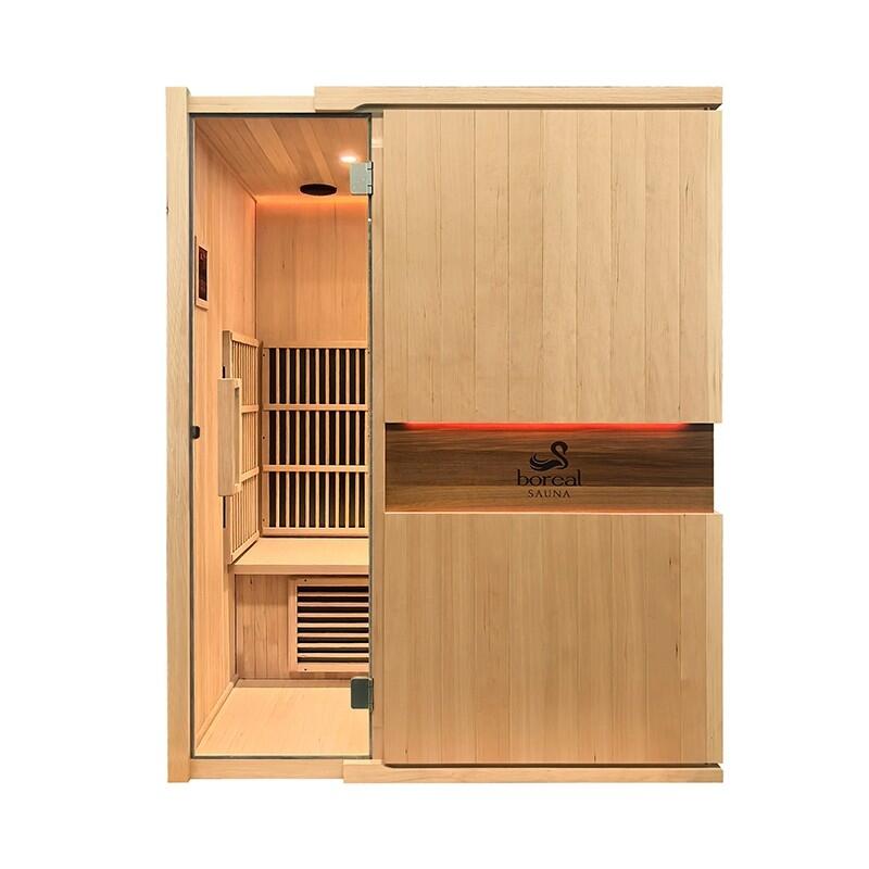 Sauna infrarouge BOREAL® CARBONE IR3 - 3 PLACES 150x120 1/7