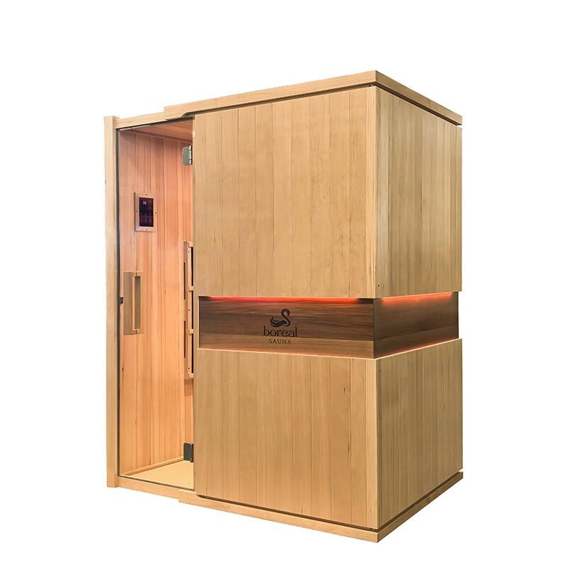 Sauna infrarouge BOREAL® CARBONE IR3 - 3 PLACES 150x120 3/7