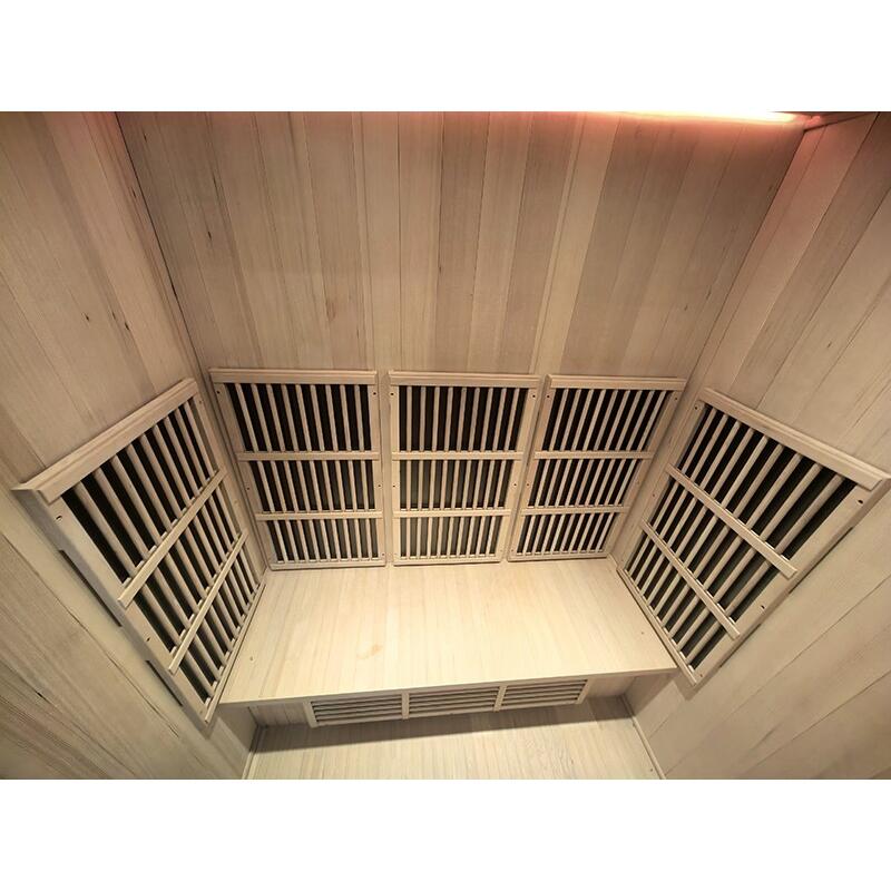 Sauna infrarouge BOREAL® CARBONE IR3 - 3 PLACES 150x120 6/7