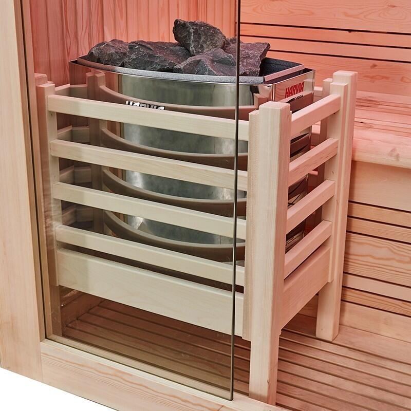 Sauna Traditionnel Boreal® Evasion Baltik - 170x150x210 cm 6/7