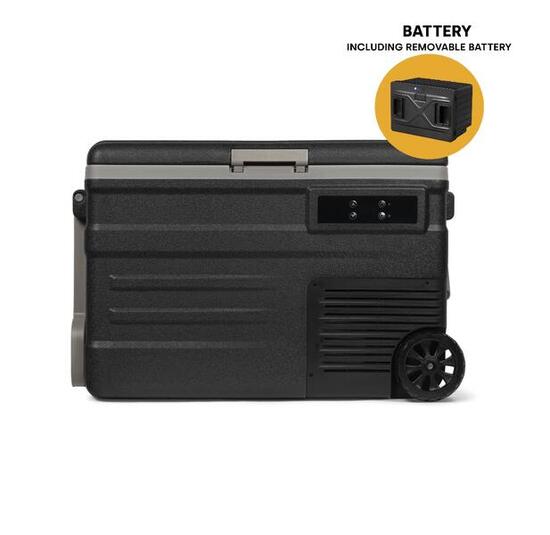 Steamy-E Single Zone Elektrische Koelbox Op Wielen - 45L - Incl Batterij