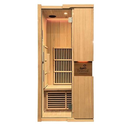 Sauna infrarouge BOREAL® CARBONE IR1 (1 PLACE) 90x90