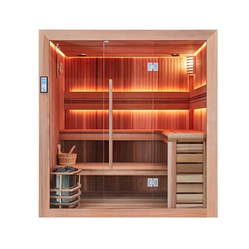 Sauna Boreal® Evasion 200 VIP - le sauna vapeur traditionnel de luxe 1/7