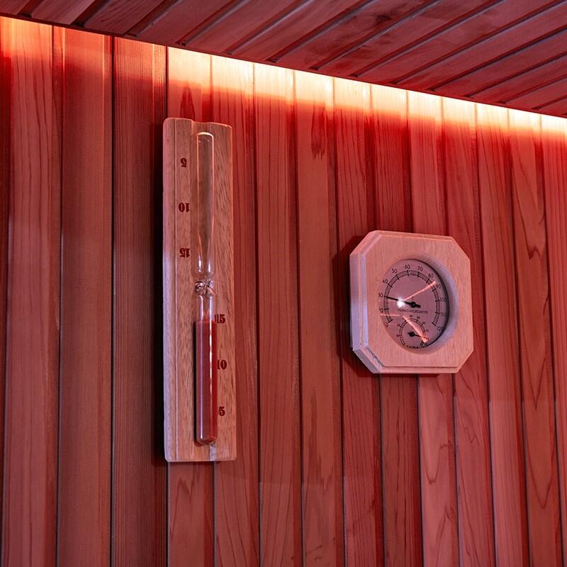 Sauna Boreal® Evasion 200 VIP - le sauna vapeur traditionnel de luxe 3/7