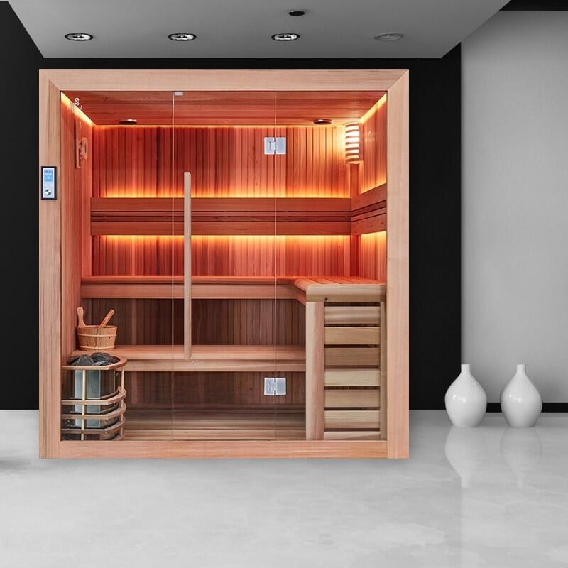 Sauna Boreal® Evasion 200 VIP - le sauna vapeur traditionnel de luxe 2/7