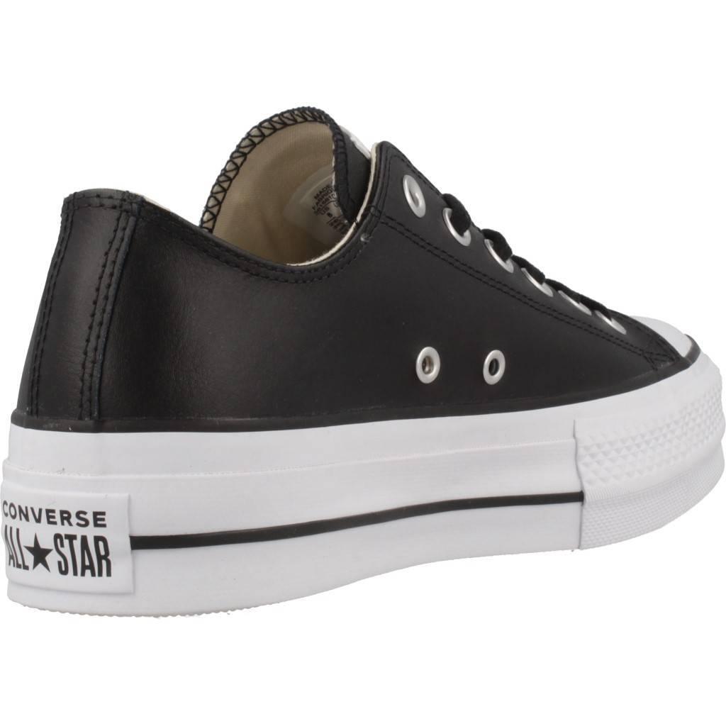Baskets Converse Ctas Lift Clean Ox, Noir, Femmes 3/5