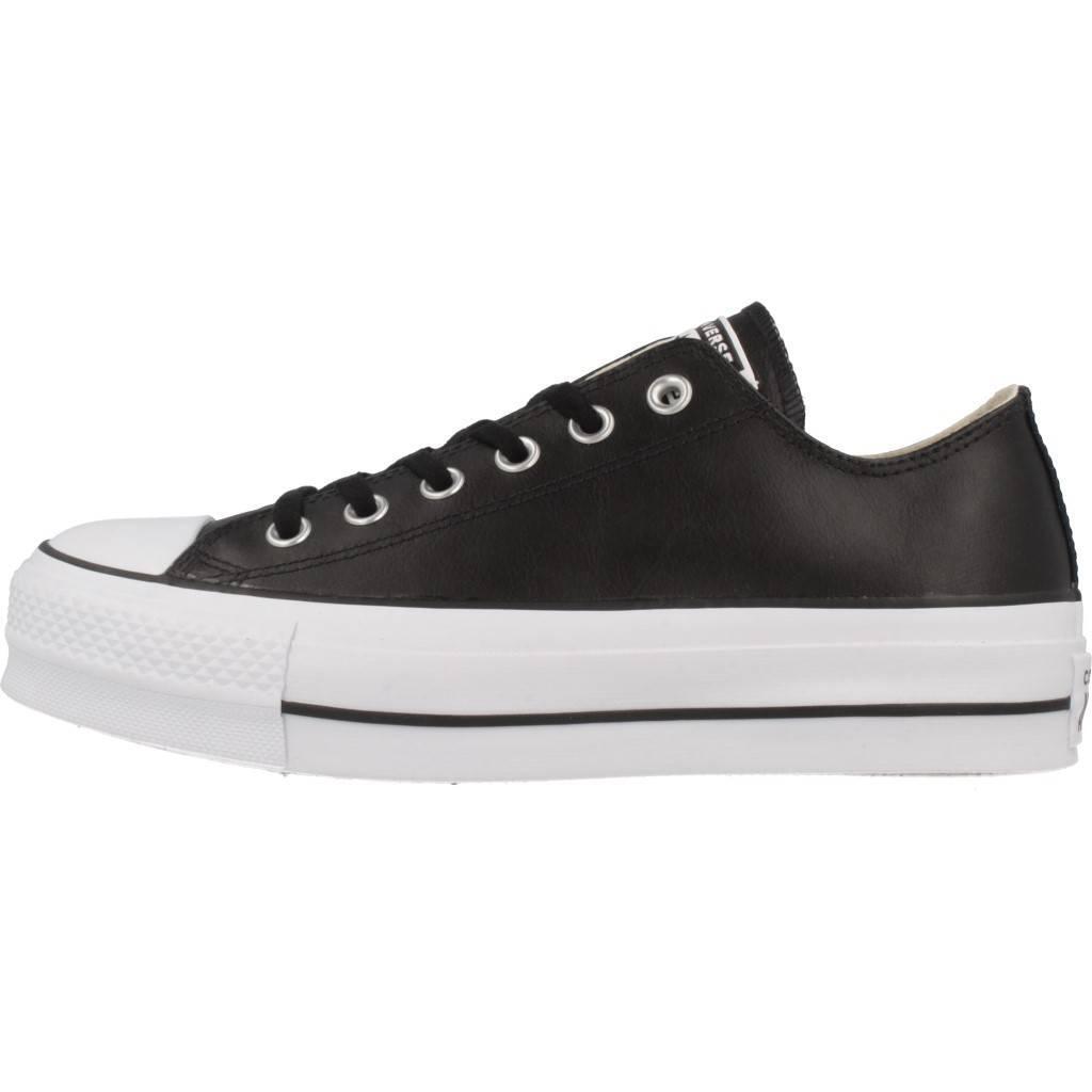 Baskets Converse Ctas Lift Clean Ox, Noir, Femmes 2/5