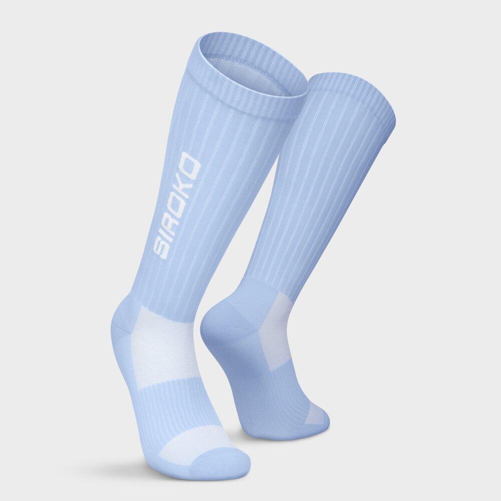 Herren und Damen Tennis hohe socken TriPoints Blue Blau 5/6