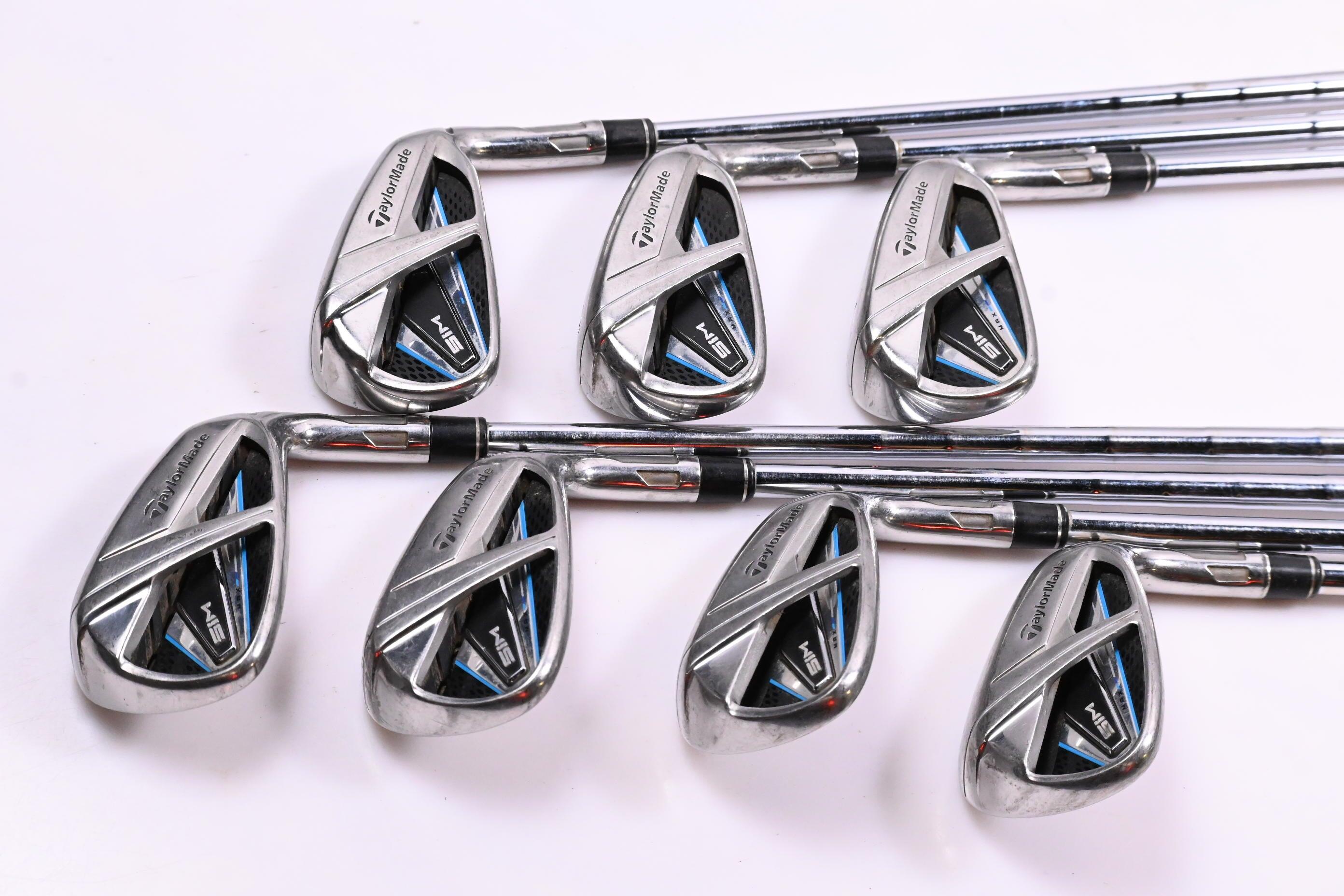 Taylormade SIM Max Irons / 5-PW+GW / Stiff Flex KBS Tour Shafts