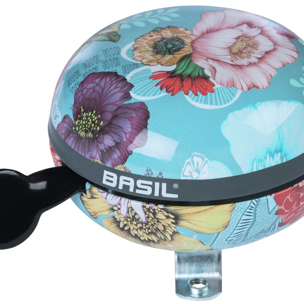 Large Bell Display with Basil Bloom Field - 4 Pieces