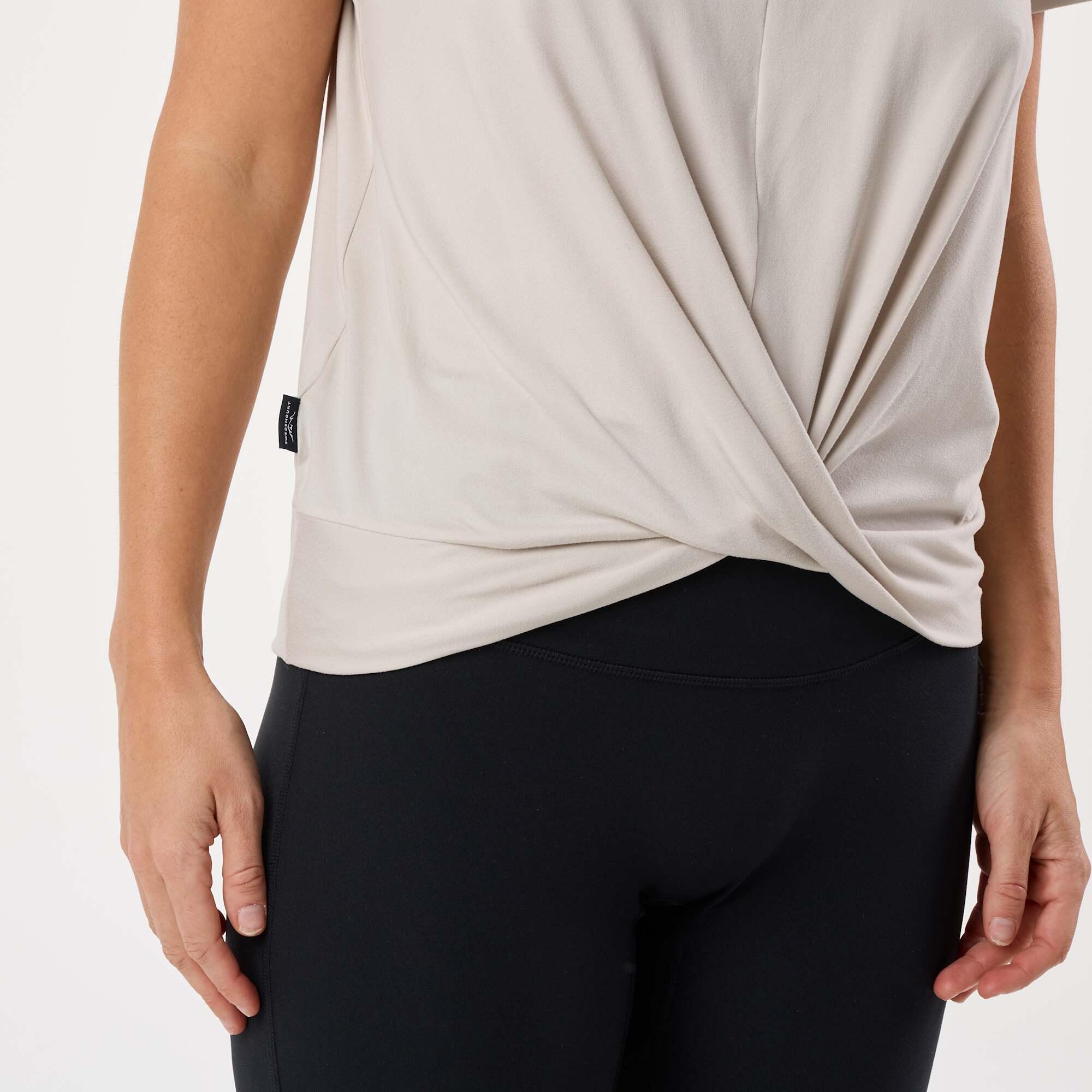 T-shirt training femme manches courtes quick dry Core Wrap Soft Tee 7/9
