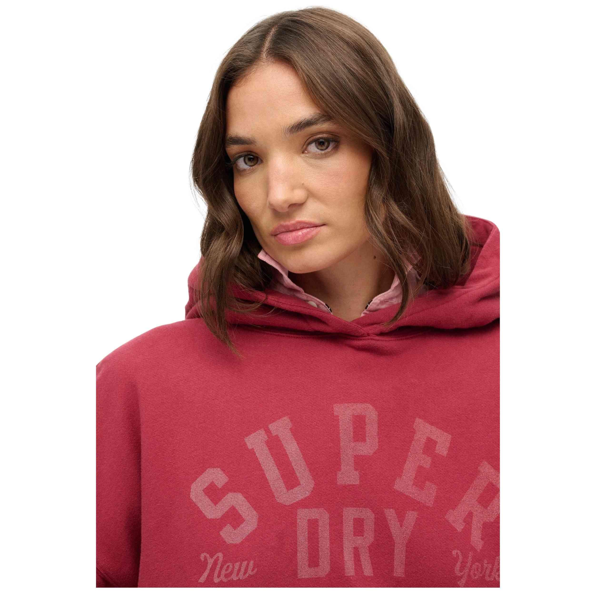 Sweatshirt à capuche femme Superdry Athletic Essentials Relax 3/5