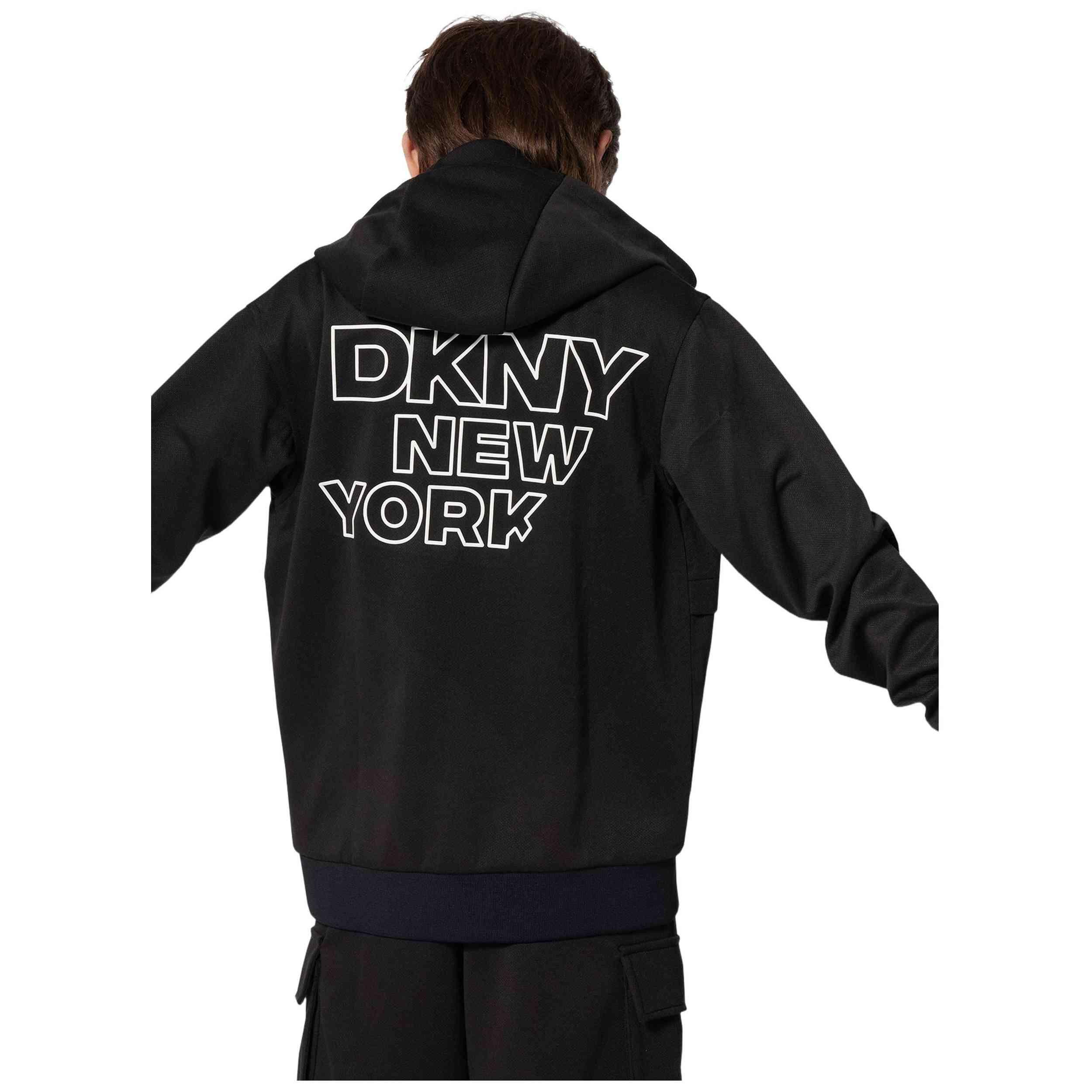 Sweat à capuche Dkny modèle D62248_09B pour enfants 1/4