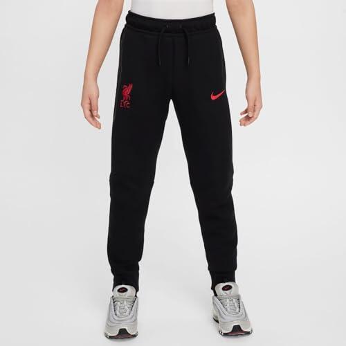 Pantalon Nike Sportswear Tech Fleece Liverpool FC Garçons Noir/Rouge Gym XL 3/7