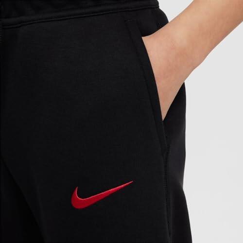 Pantalon Nike Sportswear Tech Fleece Liverpool FC Garçons Noir/Rouge Gym XL 5/7