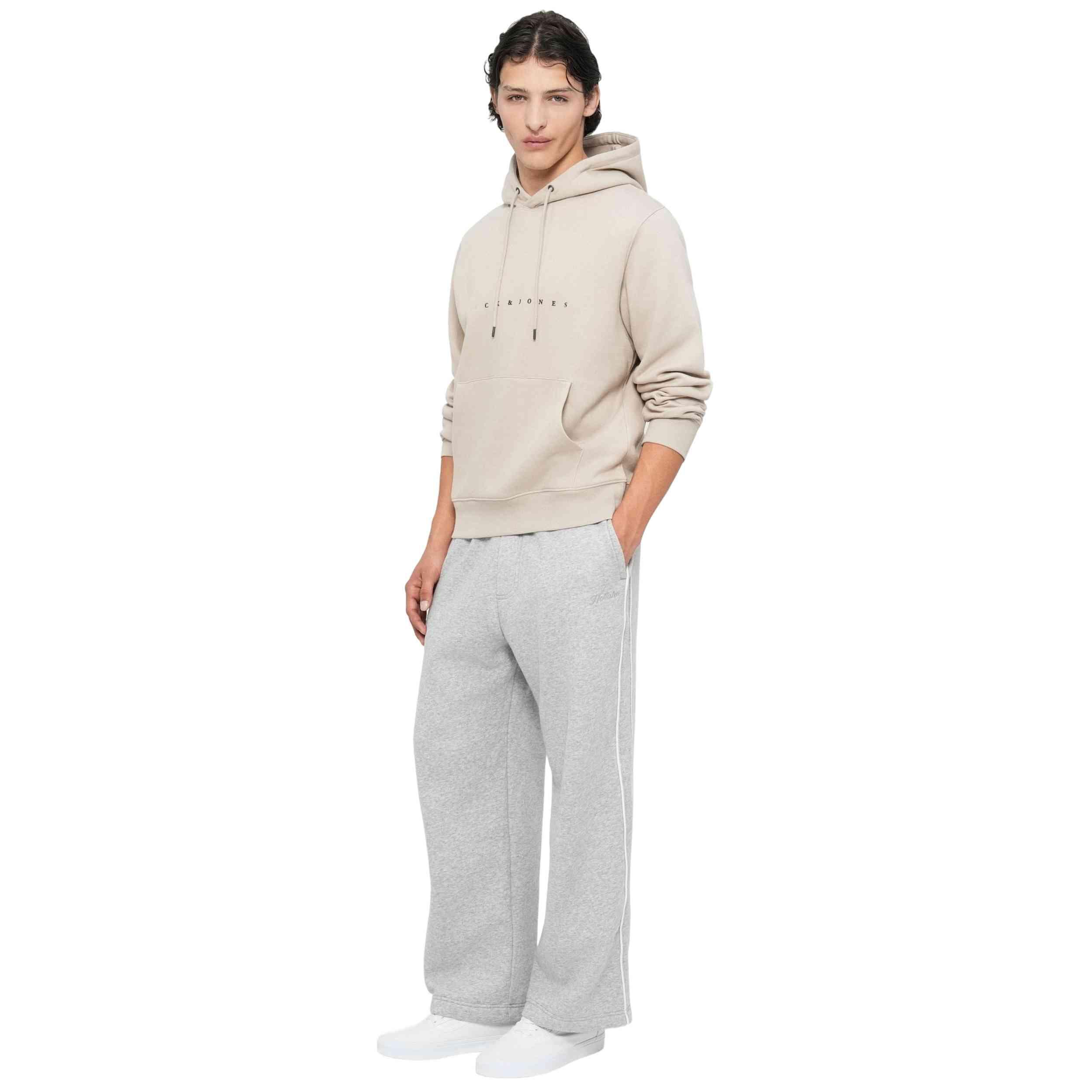 Felpa con cappuccio Jack&jones modello 12233972-MOONBEAM per uomini 3/5