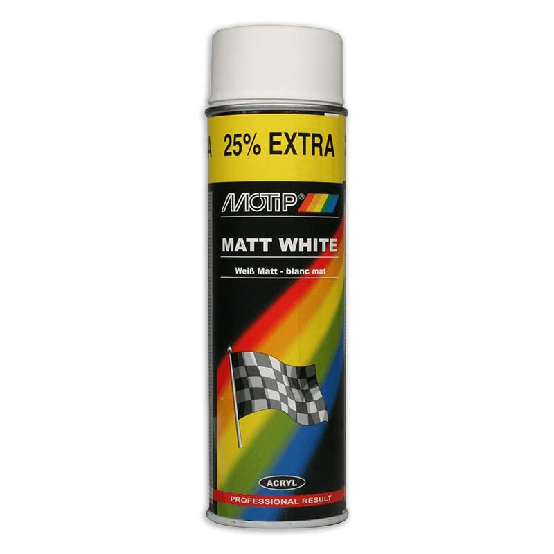 Motip laque mate blanche spray 500 ml 1/1
