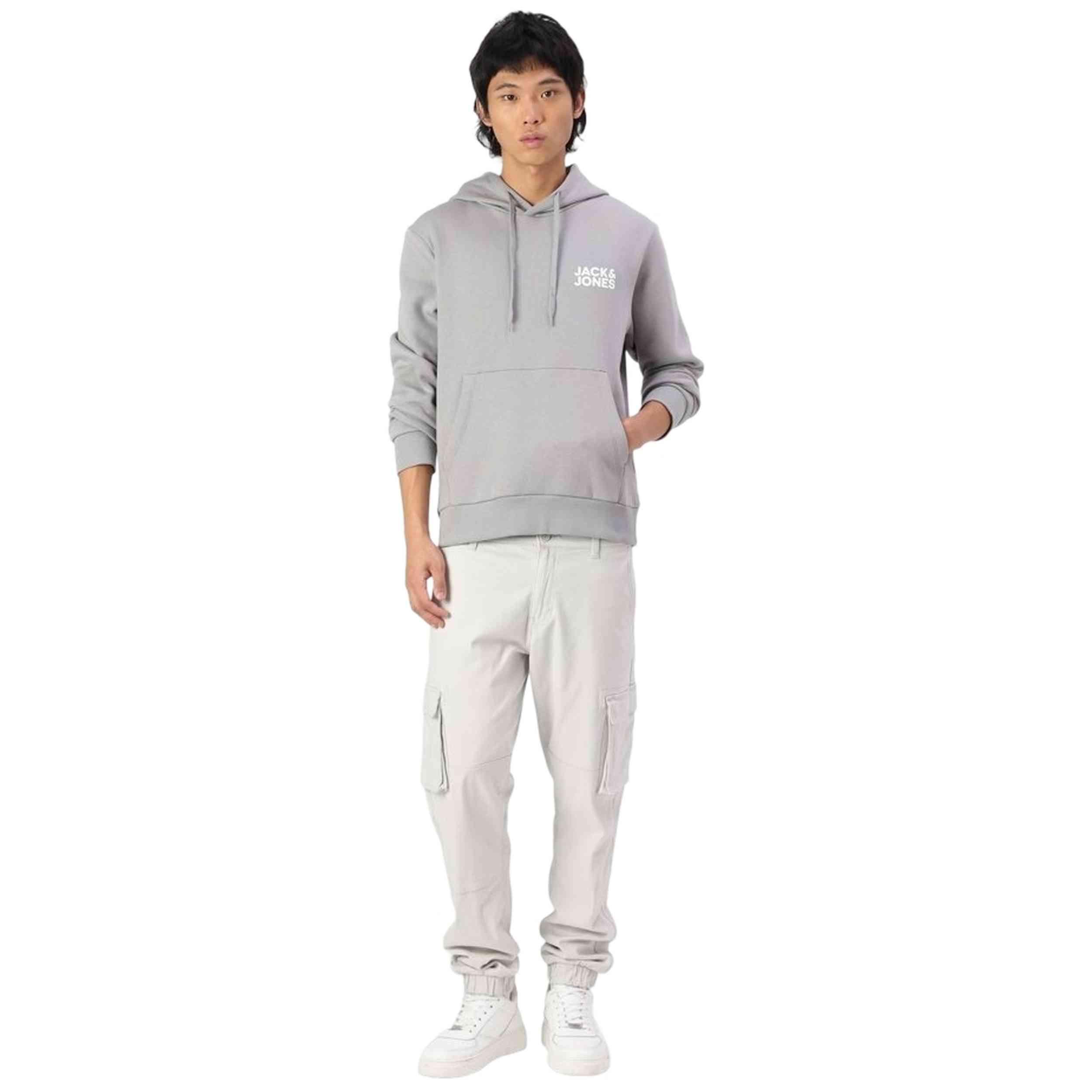 Sweat à capuche Jack&jones modèle 12152840-GREY pour homme 2/5