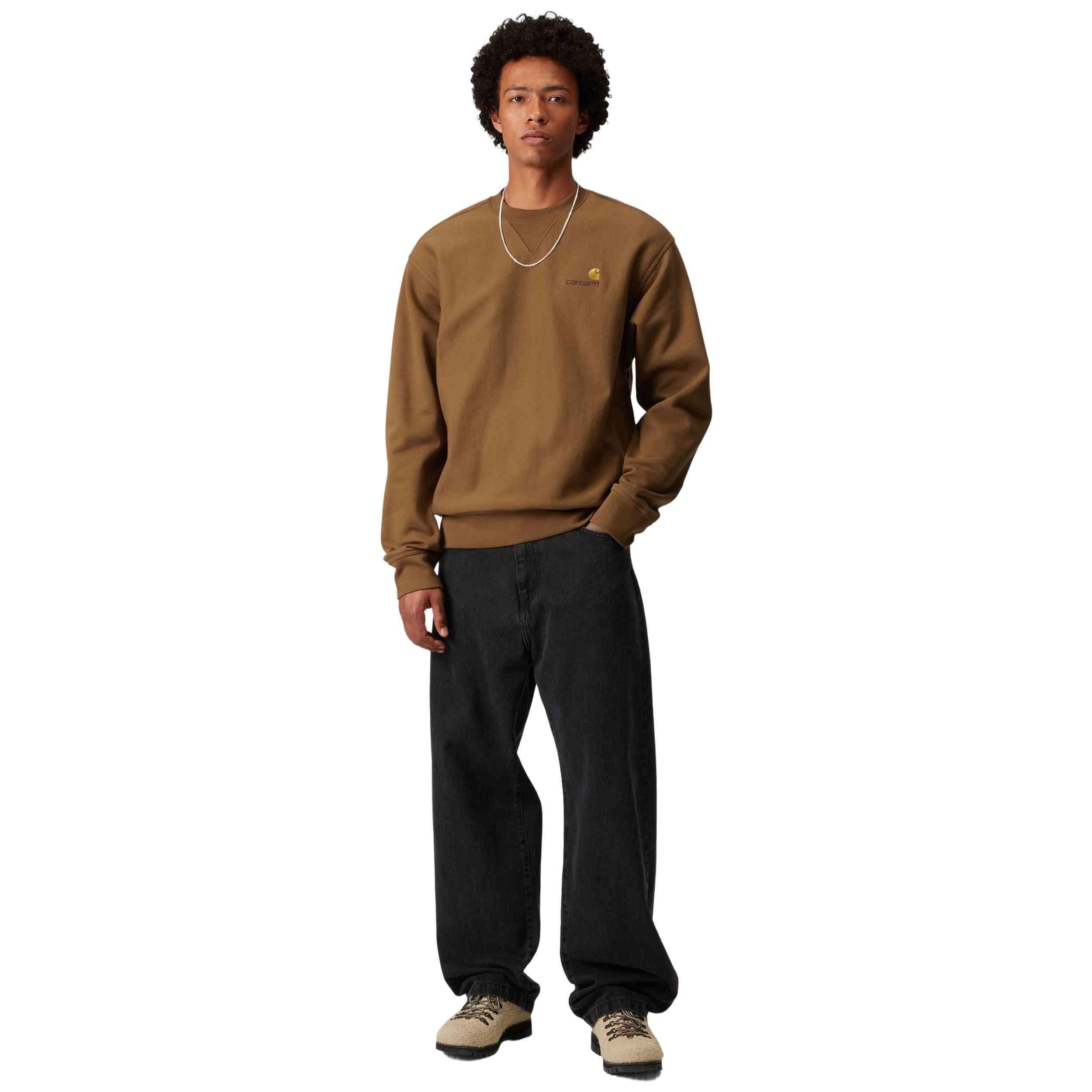Felpa Carhartt wip modello I025475-HZXX per uomini 3/5