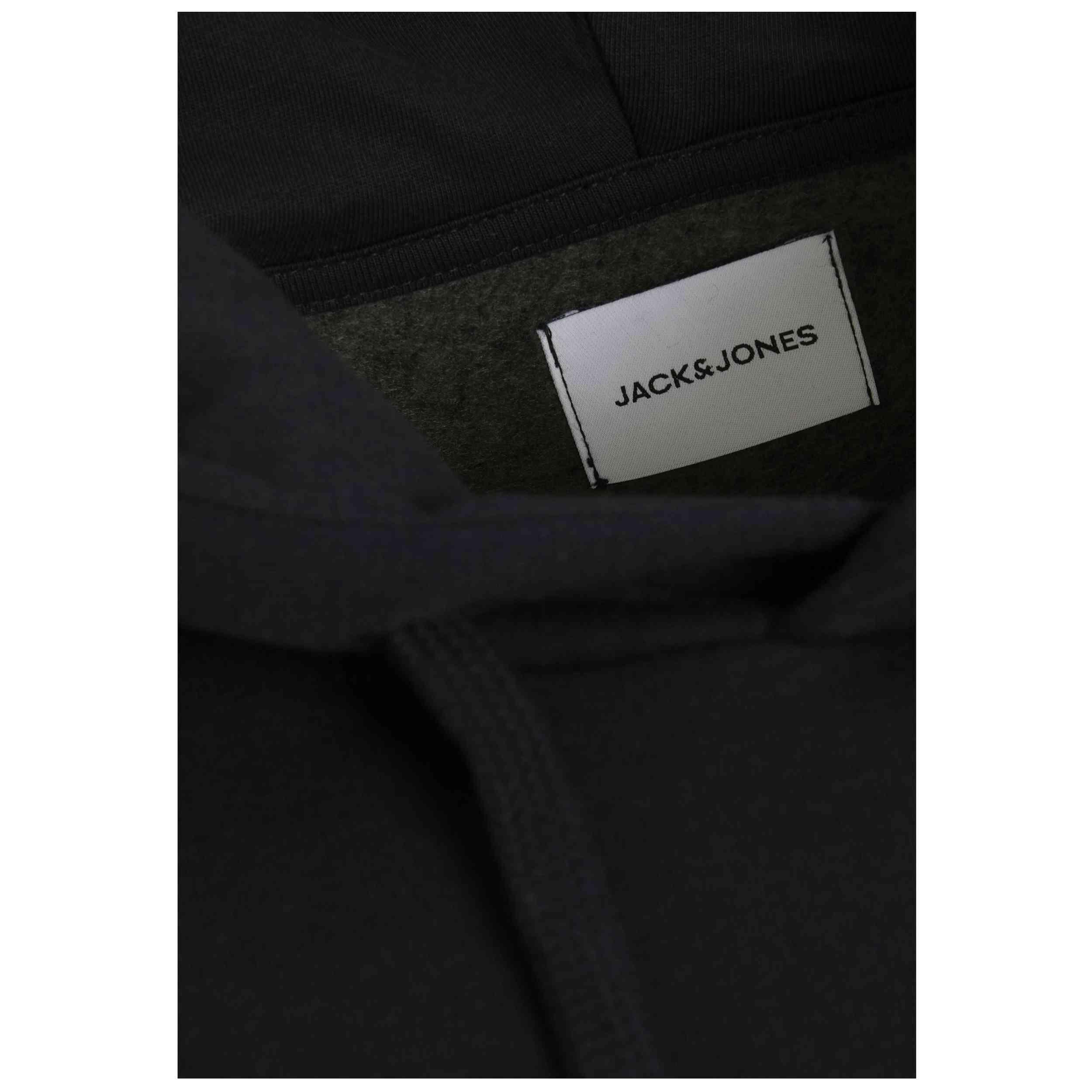Sudadera con capucha Jack&jones modelo 12152840-BLACK-SMALLPRIN para hombre 3/3