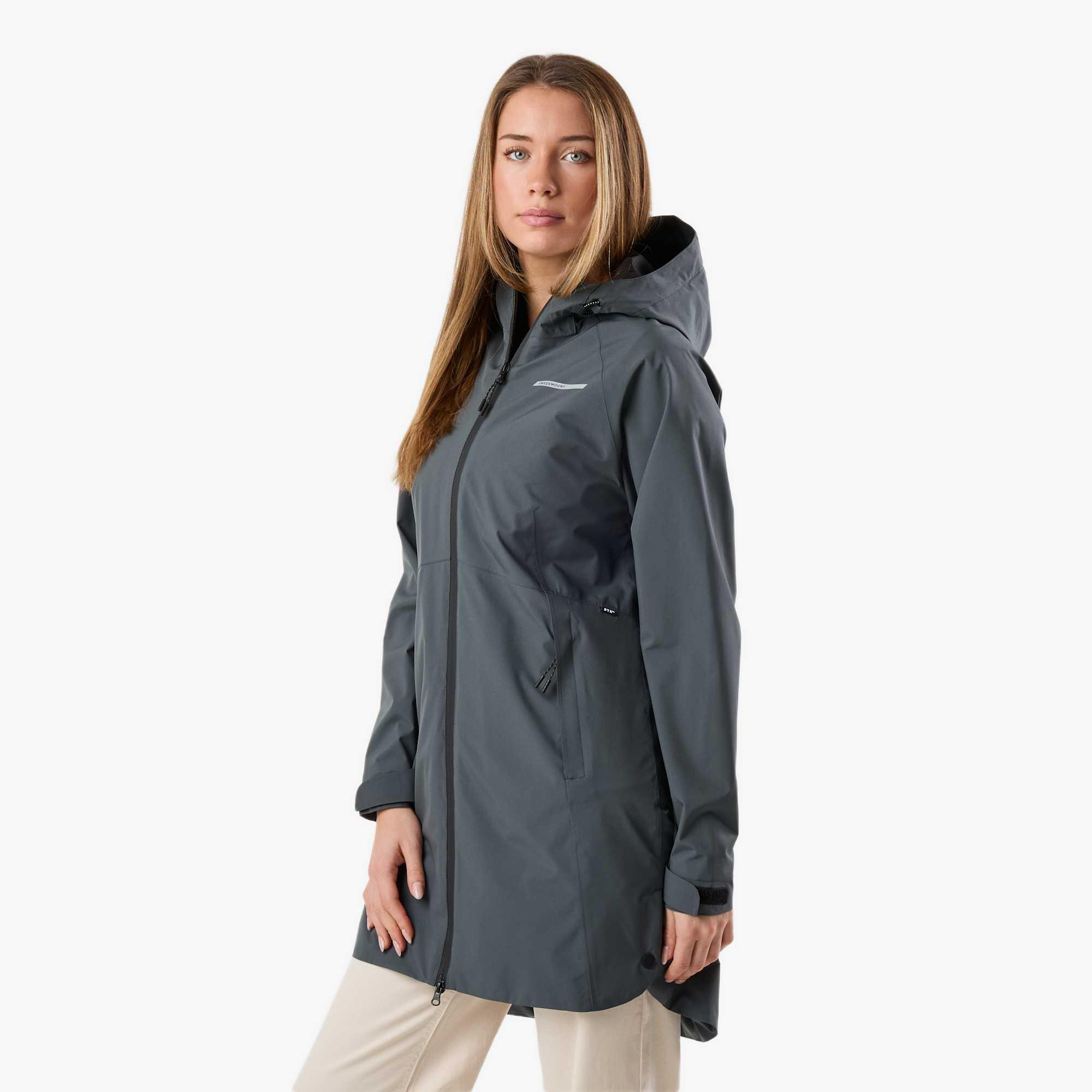 Veste de pluie de randonnée femme respirante coupe-vent rain_jacket Orust 4/8