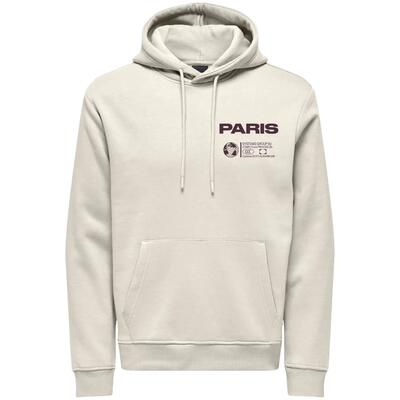 Hoodie only & sons model 22032073-moonbeam voor mannen