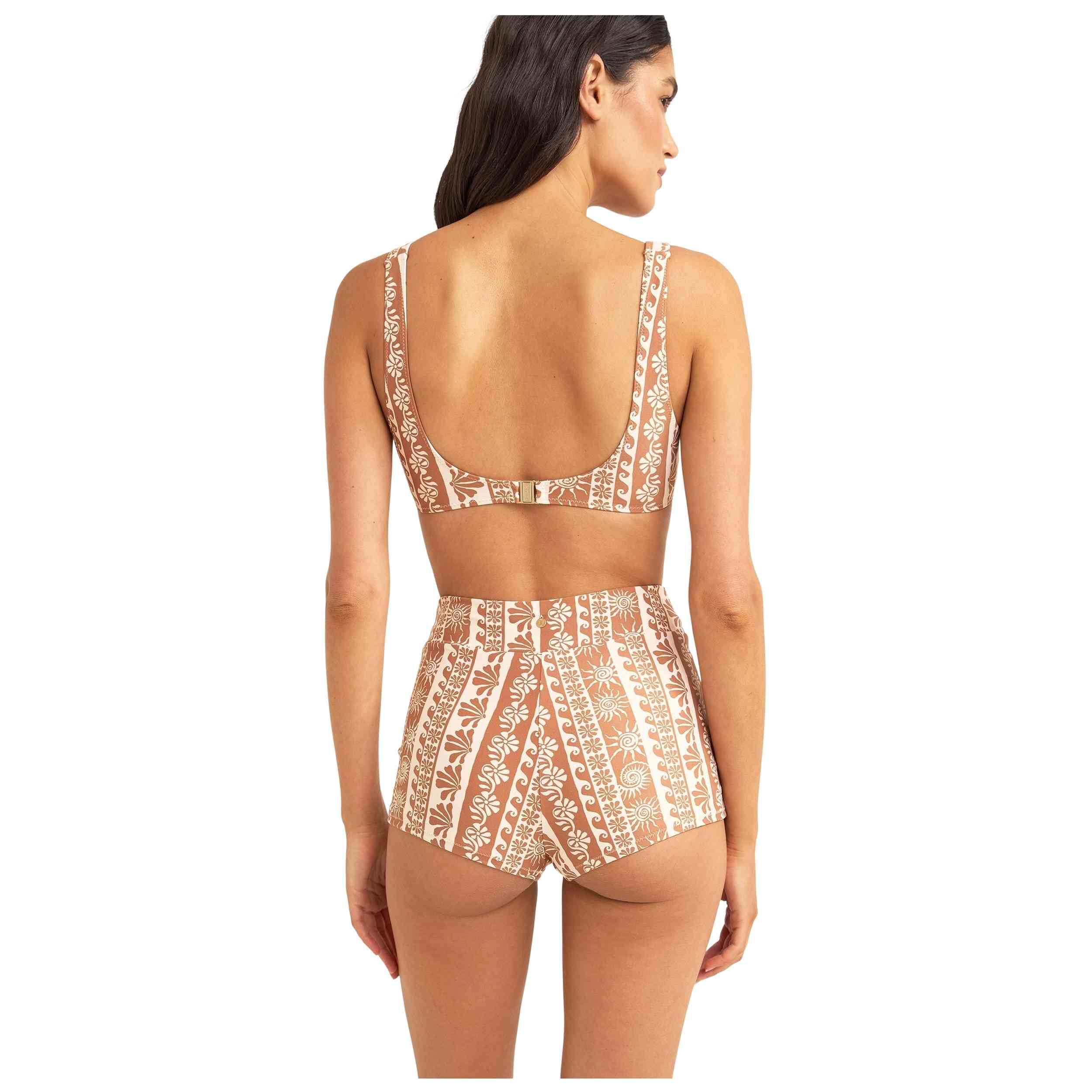 Top de bikini Rhythm modelo 0125SWBT49-BRO para mujer 3/5